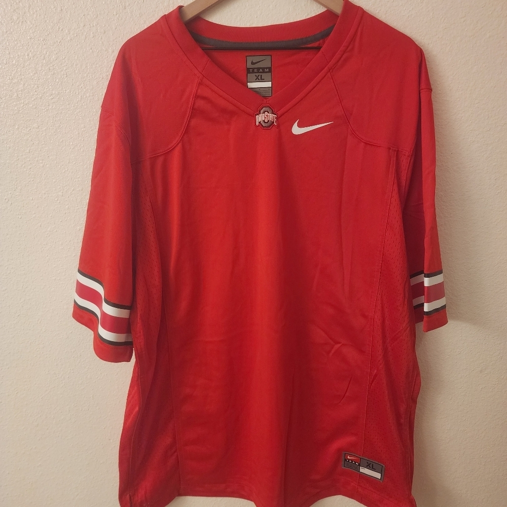 Nwot Nike Ohio State Buckeyes Ncaa Football Team Jersey Mens Xl & Xxl